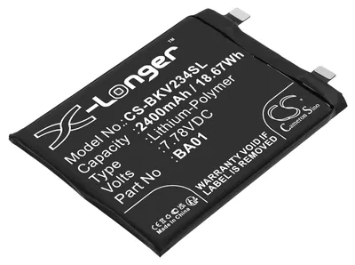 Immagine prodotto di TECHTEK Batteria compatibile con [Vivo] IQOO 11s, iQOO 11S 5G, V2304A sostituisce BA01