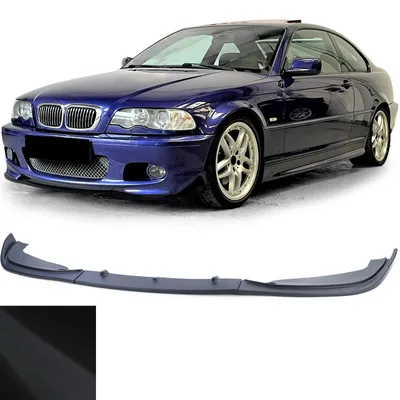 Produktbild von Spoiler Frontspoiler schwarz matt für BMW E46 Coupe Cabrio 1999-2006 mit M-Paket