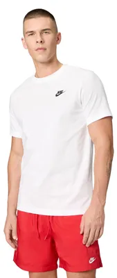 Produktbild von Nike Herren T-Shirt Sportswear Club, White/Black, 2XL, AR4997-101