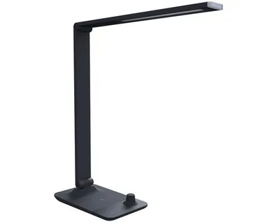 Obrázek produktu pro LED stolní lampa Panlux MASTER 10 W 500 lm 3000-5000 K s integrovanou bezdrátovou nabíječkou 5V/1A, černá