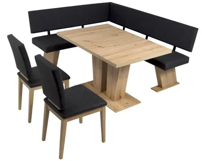 Eckbank Eckbankgruppe Essgruppe VERONA 150 x 181 cm Artisan Eiche