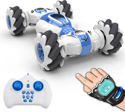 Zdjęcie produktu dla S-012 Zdalnie sterowane samochody kaskaderskie RC Zdalnie sterowany zegarek z czujnikiem gestów Odkształcalny w każdym terenie Prędkość 2,4 GHz 4WD Obrót 360