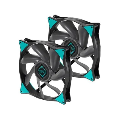 Image de Iceberg Thermal IceGale - Ventilateur de boîtier - ARGB - 140 mm - Noir (lot de 2)