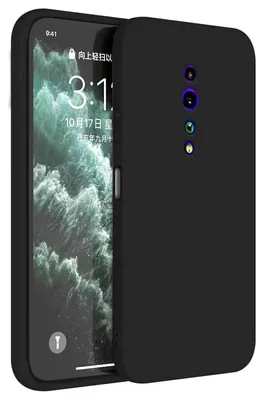 Productafbeelding van Hoesje voor smartphone, zacht TPU siliconen beschermhoes, zwart
