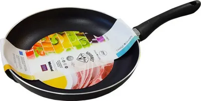 Imagen del producto de Sartén antiadherente EDM Basic Line, tecnología Whitford, color negro, aluminio, diámetro 24 cm