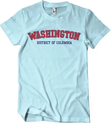 Produktbild von Washington - District Of Columbia T-Shirt - Large - Skyblue