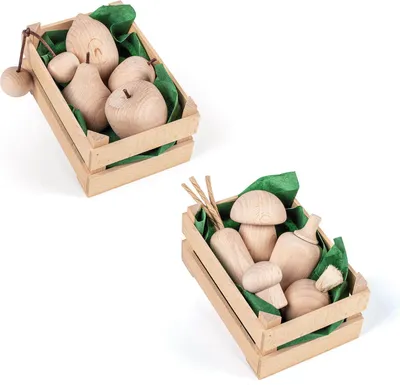 Produktbild von Erzi Kaufladenzubehör-Set Natur Obst & Gemüse