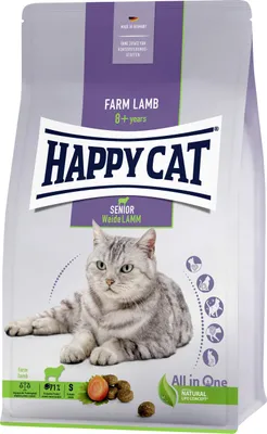 Image de HappyCat 1,3kg Senior Weide Lamm