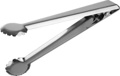 Produktbild von APS 75853 Eiszange mit Befestigungsclip, Edelstahl hochglanzpoliert, Schaufelmaß Ø 3,5 cm, Länge 20 cm