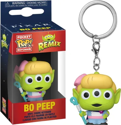 Produktbild von Disney Pixar Alien Remix - Bo Peep  - Schlüsselanhänger Funko Pocket POP! Keycha