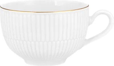 Produktbild von Seltmann Weiden Amina weiß/Goldrand Milchkaffeeobertasse 0,35 l