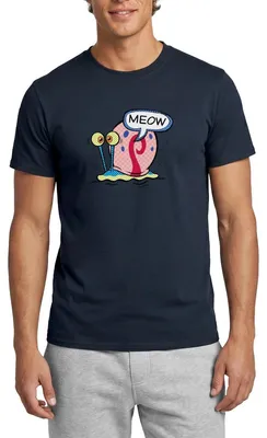 Produktbild von Spreadshirt SpongeBob Schwammkopf Gary Die Schnecke Männer T-Shirt, XL, Navy