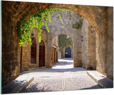 Produktbild von Bilder auf glas - Straße Geschichte Architektur Denkmal - 100x70cm - Glasbilder - Wandbilder - Kunstdruck - Wanddekoration aus Glas - Glas Bilder - Wandbild auf Glas - GAA100x70-2701