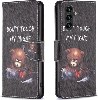 Image de Pour Samsung Galaxy A15 simili-cuir Book mobile Motif 6 Housse Etuis Protection