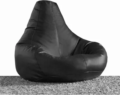 Produktbild von Hanah Home, Deri Armut - Black, Sitzsack, Schwarz, 80 x 30 x 75 cm