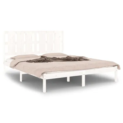 Obrázok produktu pre vidaXL Posteľ z masívneho dreva biela 150x200 cm