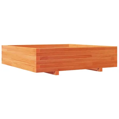 Produktbild von Pflanzkübel Wachsbraun 100x100x26,5 cm Massivholz Kiefer