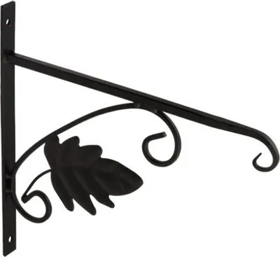 Produktbild von 6x Blumenhalter Eiche 280x280mm Blumenhaken Wandhalter Windlichthalter