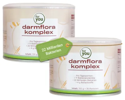 Produktbild von for you darmflora komplex Doppelpack