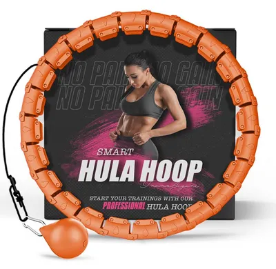Produktbild von Hula-Hoop-Reifen Fitnessreifen - Beschwert - 22 bis 44 Zoll - Mit Zähler