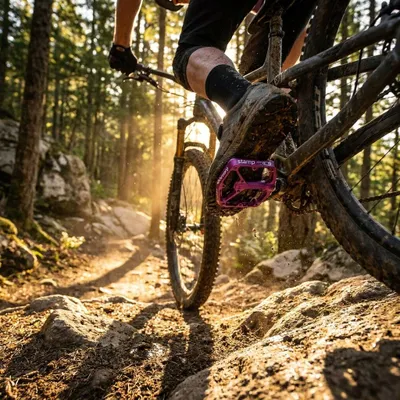 Zdjęcie produktu dla Pedały platformowe Crankbrothers Stamp 7, kolor: fioletowy, rozmiar: duży