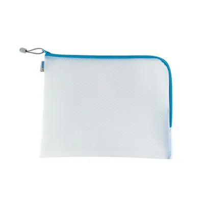 Image de HERMA 20015 Pochette universelle A4+ 36x28cm bleue zippée