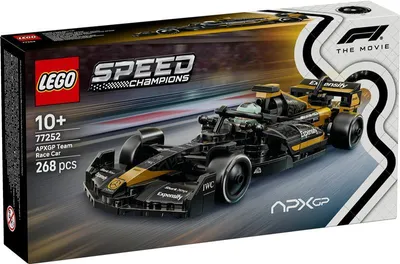 Produktbild von LEGO Speed Champions APXGP Team Race Car aus F1 Der Film - Spielzeug Auto Bauset mit Sonny-Hayes- und Joshua Pearce Minifiguren - Formel 1 Geschenk für Jungen ab 10 Jahren und Fans - 77252