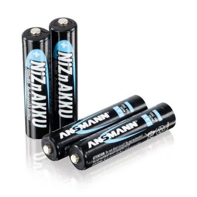 Produktbild von ANSMANN - Batérie 4 x AAA - Nikel-Zink - 550 mAh