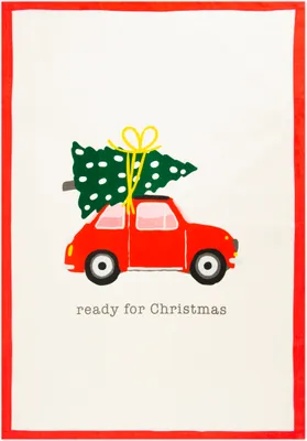 Immagine prodotto di Strofinaccio Excelsa pronto per il Natale in cotone 50Xh0,1X70 cm colorato