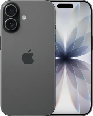 A smartphone shown from the back and front.