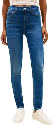 Obrázok produktu pre Tommy Jeans dámske džínsy Nora Skinny, stredný strih, modrá (tmavá denim), veľkosť 30W/34L