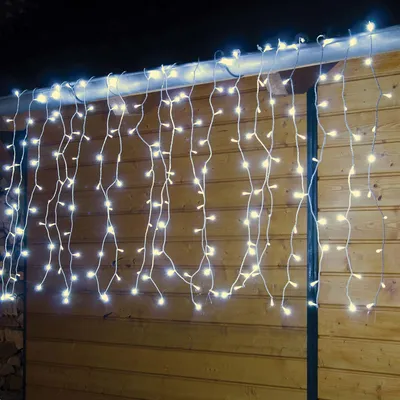 Produktbild von System Profi Lichtervorhang außen verlängerbar warmweiß 320 LED ohne Netzkabel