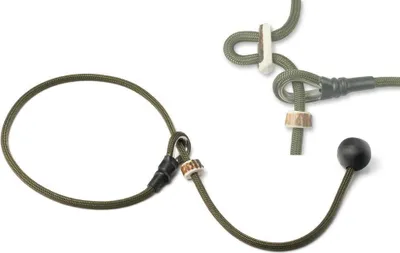 Produktbild von Mystique® Field trial Kurzführer 6mm mit Zugbegrenzung khaki 80cm