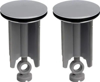 Produktbild von 2 Stück Universal Waschbeckenstöpsel, Universal Badezimmer Waschbeckenstöpsel 40mm Waschbecken Ablaufstopfen Waschbecken Abfluss für Waschbecken Bidet Höhenverstellbar, Rostfrei und Anti-Kalk