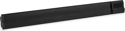 A black infrared heater is shown against a white background.
