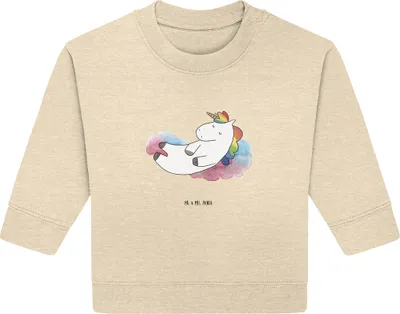 Produktbild von Mr. & Mrs. Panda Organic Baby Pullover Einhorn Wolke 7 6. - 12. Monat - Natural Raw - Geschenk, Menschen, Unicorn, Bullover, Lustig, Einhörner