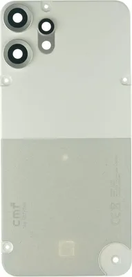 Produktbild von Gehäuse Rückseite für Nothing CMF 2 Pro Backcover Akkudeckel hinten Kameraglas Abdeckung, weiß