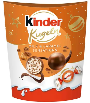 Produktbild von kinder Kugeln Milk & Caramel Sensations 90g