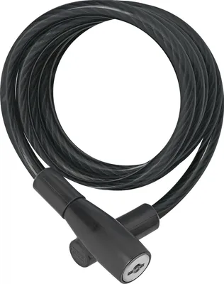 Produktbild von ABUS Spiralkabelschloss 3506K - 6 mm starkes, flexibles Fahrradschloss - ABUS-Sicherheitslevel 1 - 180 cm - Schwarz