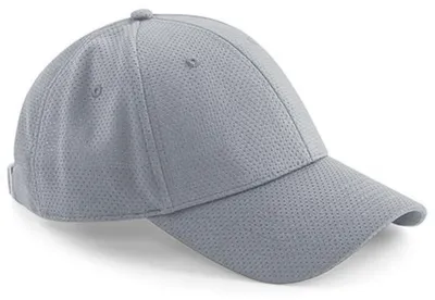 Zdjęcie produktu dla Beechfield B196 | Air Mesh 6 Panel Cap - Kolor: Jasnoszary - Rozmiar: Jeden rozmiar