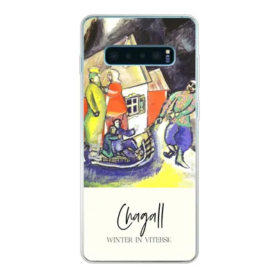 Produktbild von MuchoWow® Handyhülle Schutzhülle Hülle für Samsung Galaxy S10 Lite Winter in Witebsk - Chagall Silikon Softcase Handy Hülle - Schutz