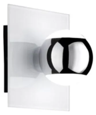 Obrázok produktu pre Wandleuchte 4326.01.01.2000 Wofi Mona LED Chrom/Weiß Rund 3,3W warmweiß starr