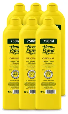 Produktbild von 6 x Heno de Pravia Douchegel Original - 750 ml - Vorteilspackung - 6 Stücke