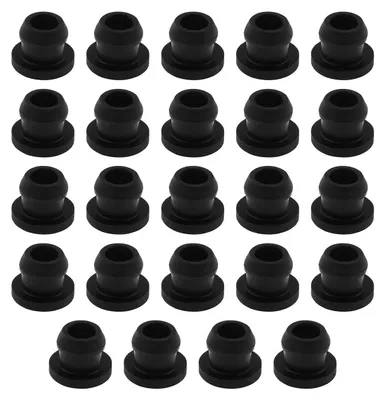 Produktbild von 12x Hitzebeständige Silikon-Gummi Stabkappen Schwarz für Smev Thetford Dometic Herd