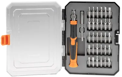 Produktbild von Präzisions-Schraubendreher Bit-Set 30 Bits Schraubendreher-Griff Verlänge