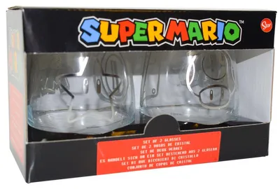 Produktbild von Stor Mario Bros Glas 510ml 2 Einheiten Durchsichtig  Durchsichtig One Size