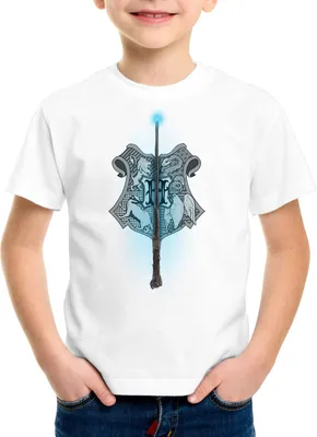 Produktbild von BaumwolleCloud Wappen Zauberschule Kinder T-Shirt potter magic harry quidditch