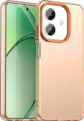 Produktbild von Handyhülle für Oppo A3 /Oppo A3X Schlank Durchscheinend Matt Stoßfest Schutzhülle Orange