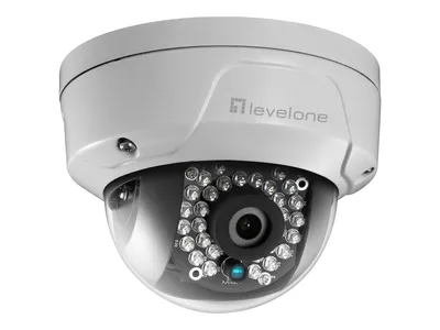Zdjęcie produktu dla LevelOne FCS-3087, Kamera bezpieczeństwa IP, Wewnętrz i na wolnym powietrzu, Przewodowa, CE, FCC, Sufit / Ściana, Biały