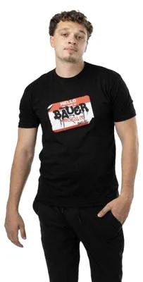 Productafbeelding van Bauer - "Nametag" T-shirt voor heren, model PP9140 (maat L) (zwart)